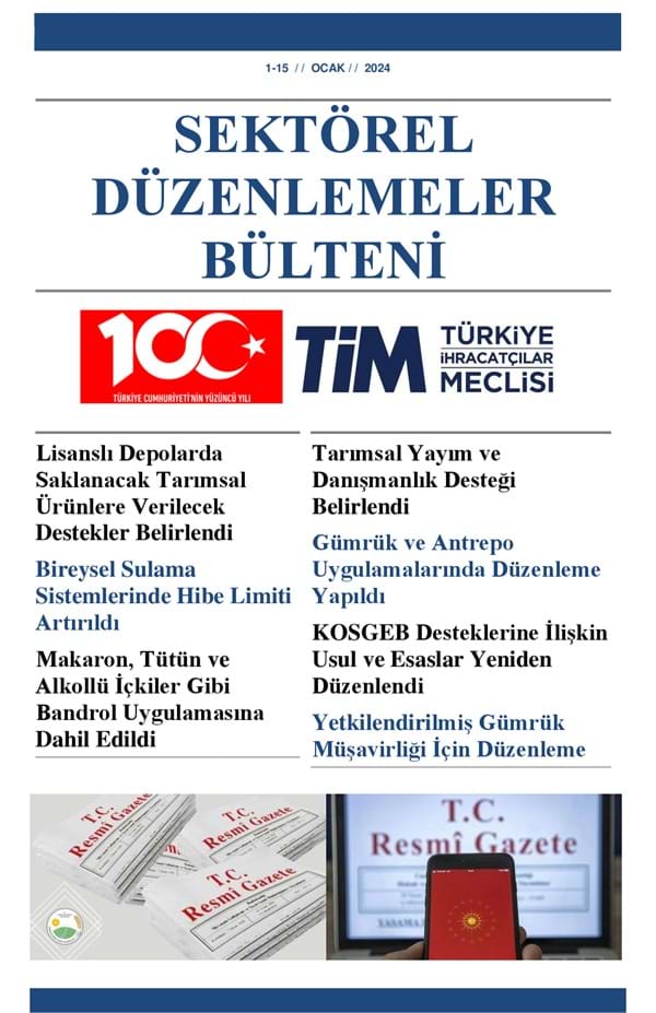 1-15 Ocak 2024 Bülteni 